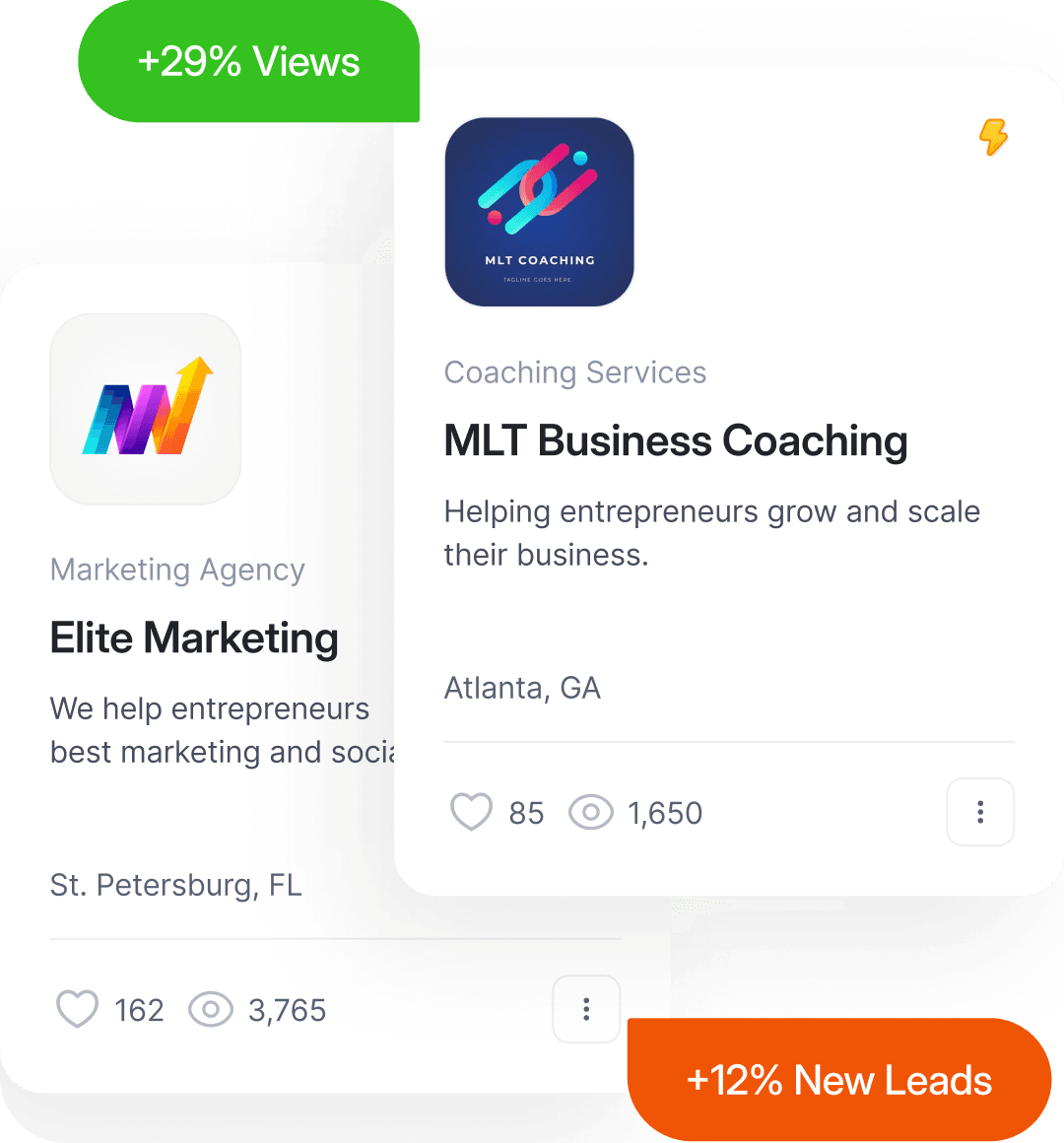 Business listing examples